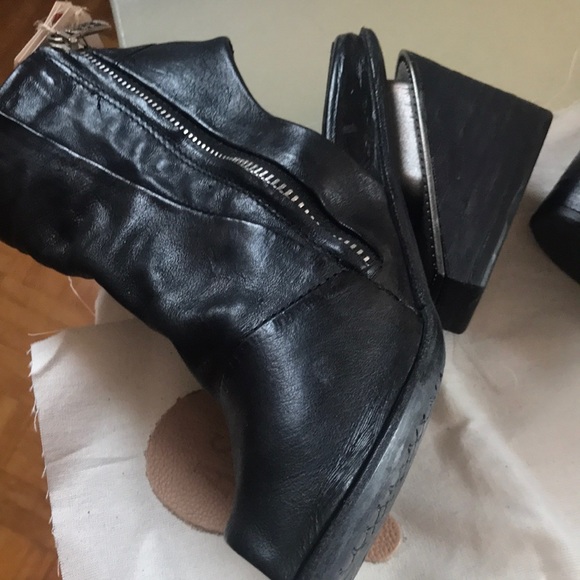 New A.S. 98 Black Floating Heal Wedge - Picture 7 of 8